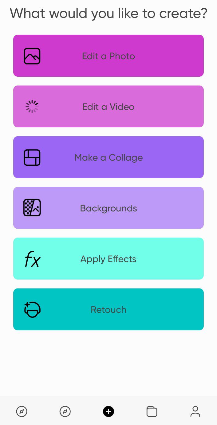 picsart User Friendly Interface